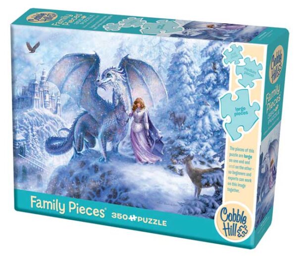 Ice Dragon (350) - familiepuzzel - Cobble Hill  Legpuzzel - Afbeelding 1