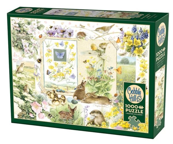 Nature Journal: Spring (1000) - Cobble Hill  Legpuzzel - Afbeelding 1