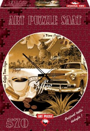 Puzzelklok - Coffee (570) - Art Puzzle  3d Puzzel