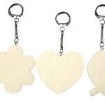 Houten sleutelhanger assortiment (12) - Foam Clay