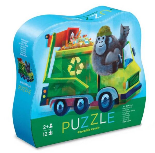 Ga Gorilla (12) - Crocodile Creek  Legpuzzel - Afbeelding 1