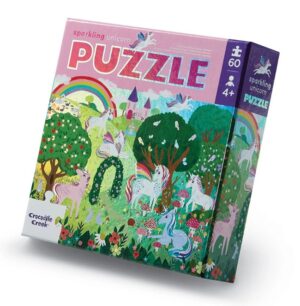 Holographic Foil Puzzle - Sprankelende eenhoorn (60) - Crocodile Creek  Legpuzzel