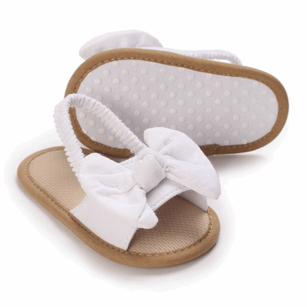 Mini Fashion™ - Lieflijk&Licht - Baby Sandalen Wit / 3 (12-18 maanden) | Educatief Speelgoed - Afbeelding 1