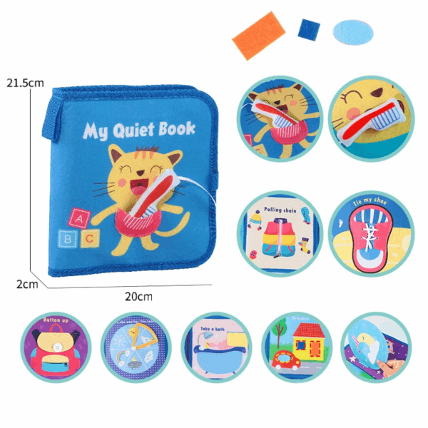 Adventure Busy Book™ - Ontdek&Speel - Ontdek Boekje Thuis | Educatief Speelgoed - Afbeelding 1