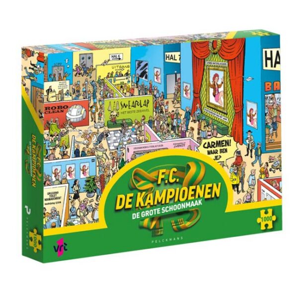 F.C. De Kampioenen - De grote schoonmaak (1000) - Pelckmans  Legpuzzel - Afbeelding 1
