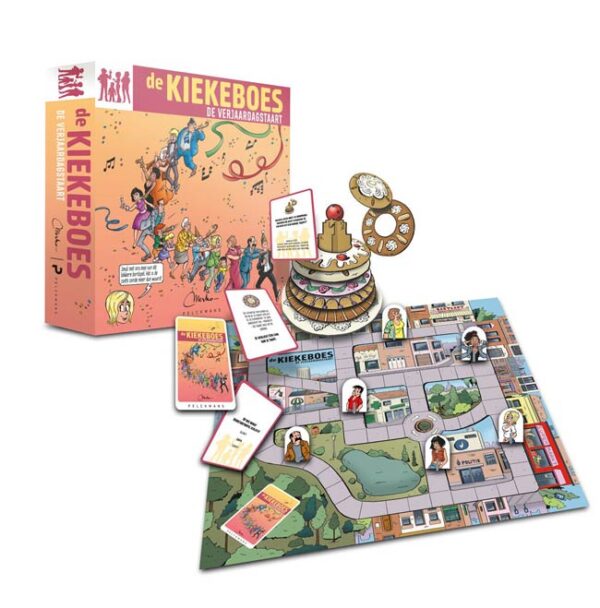 De Kiekeboes - De Verjaardagstaart - Pelckmans Bordspel - Afbeelding 1