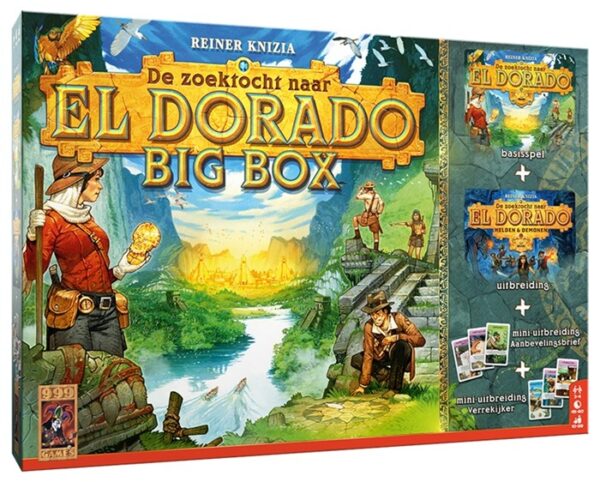 De Zoektocht naar El Dorado: Big Box (NL) - 999 games Bordspel - Afbeelding 1