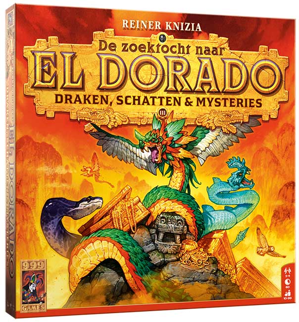 De Zoektocht naar El Dorado: Draken De Zoektocht naar El Dorado: Draken, Schatten & Mysteries - 999 games Bordspel - Afbeelding 1