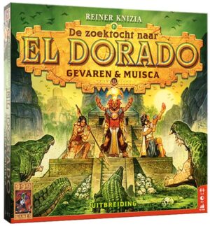 De Zoektocht naar El Dorado: Gevaren en Muisca - 999 games Bordspel