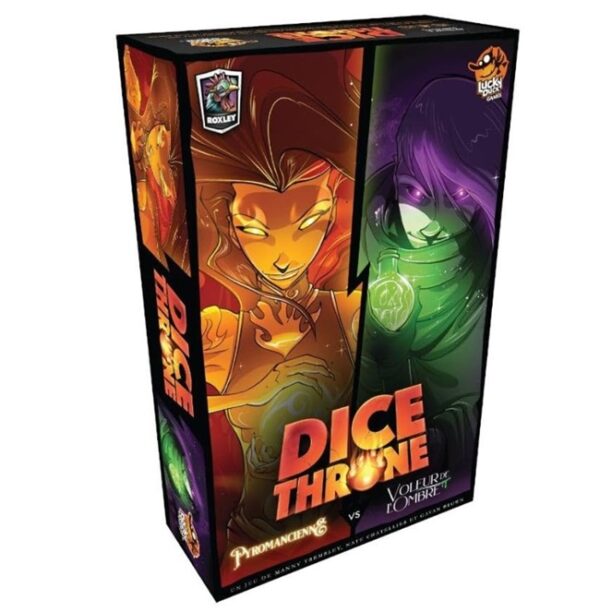 Dice Throne Season One : Pyromancer v Shadow Thief - Roxley Games Kaartspel|Dobbelspel - Afbeelding 1