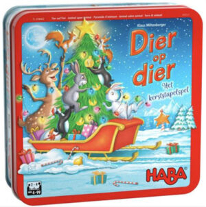 Dier op Dier Kerststapelspel - HABA Behendigheidsspel