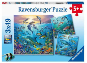 Dieren in de oceaan (3x49) - Ravensburger  Legpuzzel