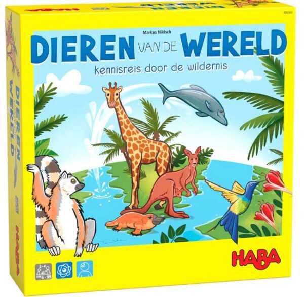 Dieren van de Wereld (HABA) - HABA Bordspel|Educatief - Afbeelding 1