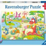 Lievelingsdino's (2x 12) - Ravensburger  Legpuzzel
