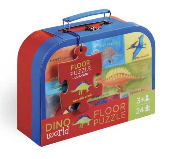 Vloerpuzzel Dino wereld (24) - Crocodile Creek  Legpuzzel|Legpuzzel - grote stukken - Afbeelding 1