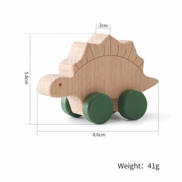 Woods™ - Dino op Wielen! - Speelgoed Dino Auto Tanystropheus | Educatief Speelgoed - Afbeelding 1