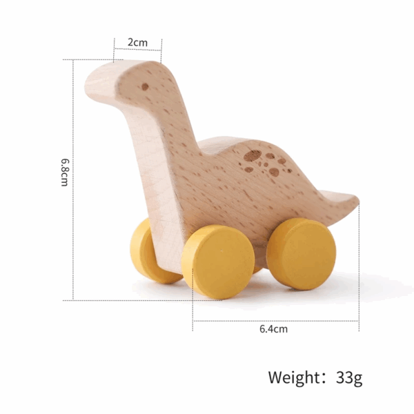 Woods™ - Dino op Wielen! - Speelgoed Dino Auto Triceratops | Educatief Speelgoed - Afbeelding 1