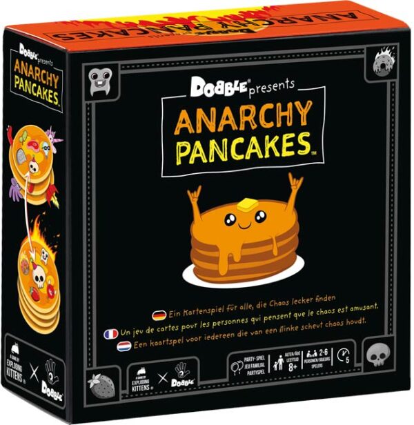 Dobble Anarchy Pancakes - Zygomatic Reactiespel|Partyspel - Afbeelding 1