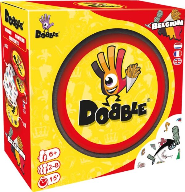 Dobble België - Asmodee Reactiespel|Partyspel - Afbeelding 1