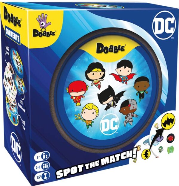 Dobble DC - Zygomatic Kaartspel|Reactiespel - Afbeelding 1