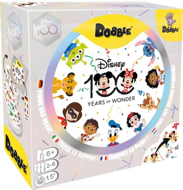 Dobble Disney - Asmodee Kaartspel|Reactiespel - Afbeelding 1