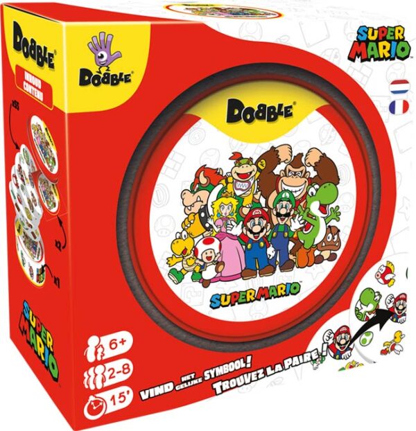 Dobble Super Mario - Asmodee Reactiespel|Partyspel - Afbeelding 1