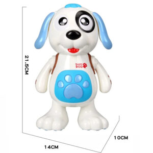 Dancing Spin Robot™ - Lichtjes en Dansjes - Speelgoedrobot Hond Blauw | Educatief Speelgoed