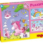 Eenhoorn Flonkerglans (12, 15, 18) - HABA  Legpuzzel
