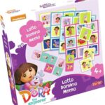 Dora 3-in-1 spel : Memo, Lotto, Domino - Tactic Bordspel|Kaartspel|Legspel