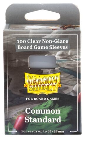 Dragon Shield Sleeves Common Standard (63x88mm) Clear & Non-Glare Side (100 stuks) - Arcane Tinmen