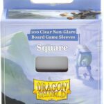 Dragon Shield Sleeves Square (70x70mm) Clear & Non-Glare Side (100 stuks) - Arcane Tinmen