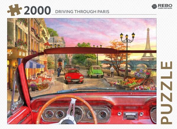 Driving through Paris (2000) - Rebo  Legpuzzel - Afbeelding 1