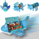 Pilot Pals Plane™ - Perfecte Copiloot - Speelgoed Vliegtuig Blauw | Educatief Speelgoed