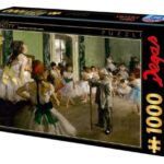 Edgar Degas - The Dancing Class (1000) - Dtoys  Legpuzzel