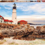 Vuurtoren op de Rotsen (1500) - Educa  Legpuzzel