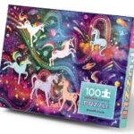 Holographic Foil Puzzle - Eenhoorn Galaxy (100) - Crocodile Creek  Legpuzzel