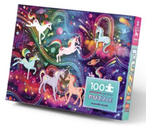 Holographic Foil Puzzle - Eenhoorn Galaxy (100) - Crocodile Creek  Legpuzzel