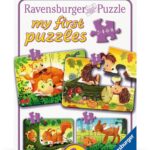 Kleine Dierenfamilies (2, 4, 6, 8) - Ravensburger  Legpuzzel