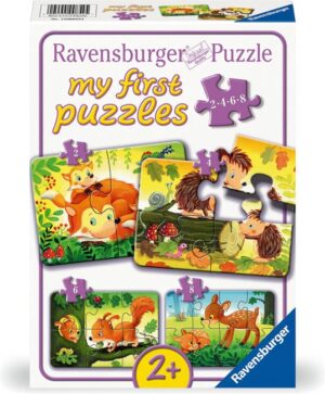 Kleine Dierenfamilies (2, 4, 6, 8) - Ravensburger  Legpuzzel