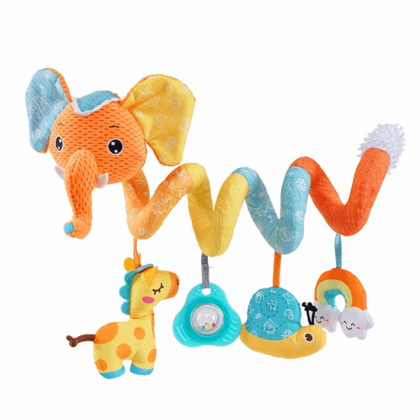 Baby Spiral Toy™ - Autostoel&Kinderwagen Speelgoed Olifant | Educatief Speelgoed - Afbeelding 1