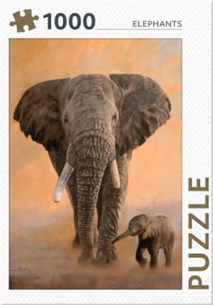 Elephants (1000) - Rebo  Legpuzzel