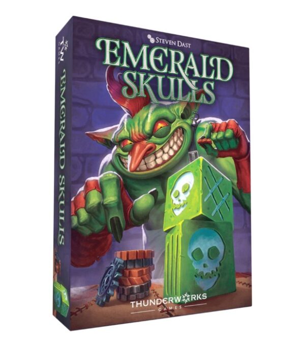 Emerald Skulls - Thunderworks Games Dobbelspel - Afbeelding 1