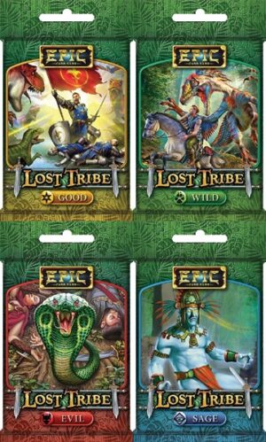 Epic Card Game: Lost Tribe expansion (set van 4 boosterpacks) - White Wizard Games Kaartspel