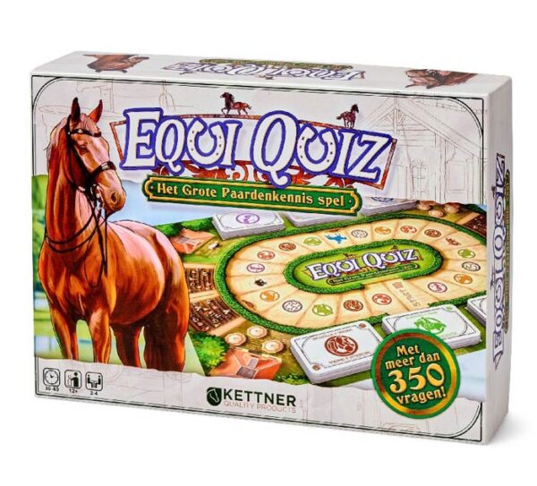 Equi Quiz Paardenkennis spel - Clementoni Bordspel|Educatief - Afbeelding 1