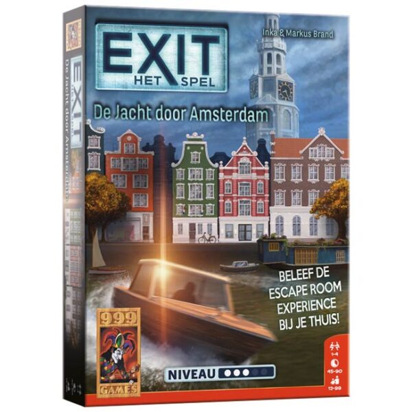 EXIT: Het spel - De Jacht door Amsterdam - 999 games Bordspel|Coöperatief - Afbeelding 1