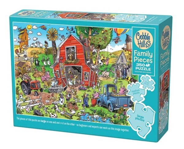 Farmyard Folly (350) - familiepuzzel - Cobble Hill  Legpuzzel - Afbeelding 1