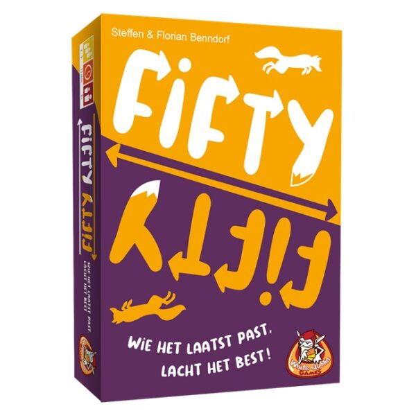 Fifty Fifty - White Goblin Games Kaartspel - Afbeelding 1