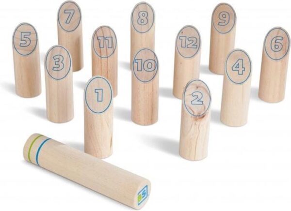 Mölkky (Numbers Kubb) - BS Volksspel|Buitenspel - Afbeelding 1