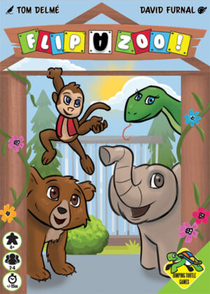 Flip-a-Zoo - Jumping Turtle Games Kaartspel