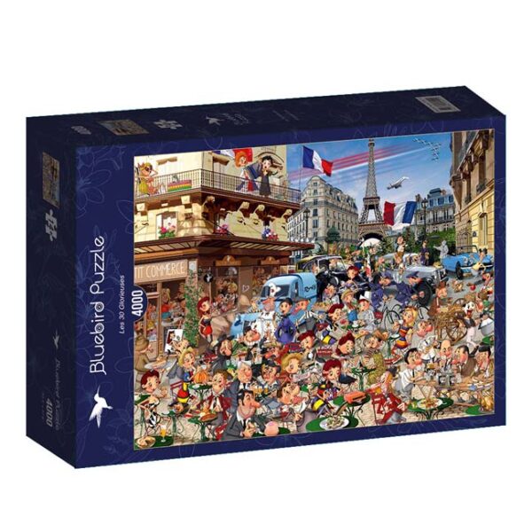 François Ruyer - Les 30 Glorieuses (4000) - Bluebird Puzzle  Legpuzzel - Afbeelding 1